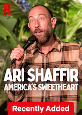 Kliknij by uzyskać więcej informacji | Netflix: Ari Shaffir: America’s Sweetheart / Ari Shaffir: America’s Sweetheart | Whether it's the joys of stereotyping or the beauty of drug addiction, Ari Shaffir focuses on the positive in this darkly uplifting special.